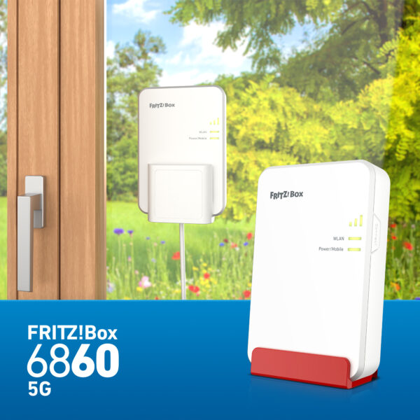 FRITZ!Box 6860 5G Edition International draadloze router Gigabit Ethernet Dual-band (2.4 GHz / 5 GHz) - Afbeelding 5