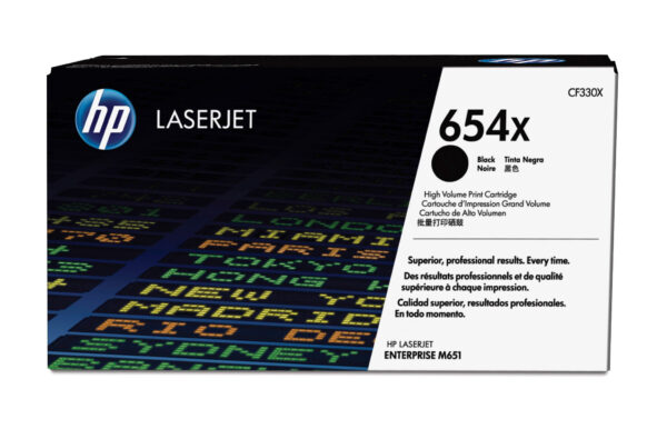 HP 654X originele high-capacity zwarte LaserJet tonercartridge