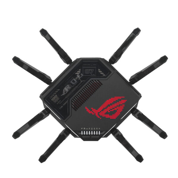 ASUS ROG Rapture GT-BE98 draadloze router 10 Gigabit Ethernet Quad-band (2.4 GHz / 5 GHz-1 / 5 GHz-2 / 6 GHz) Zwart - Afbeelding 7