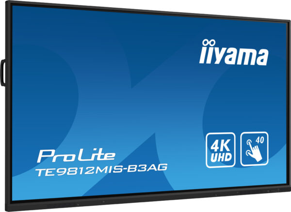 iiyama TE9812MIS-B3AG beeldkrant Kiosk-ontwerp 2,49 m (98") LCD Wifi 400 cd/m² 4K Ultra HD Zwart Touchscreen Type processor Andr - Afbeelding 4