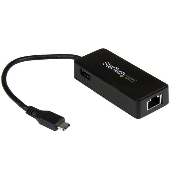 StarTech.com USB-C naar gigabit netwerkadapter met extra USB poort