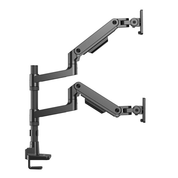 ACT Monitorarm office premium, gasveer, paalbevestiging, 2 monitoren - Afbeelding 8