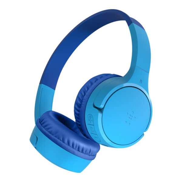 Belkin SoundForm Mini Headset Draadloos Hoofdband Oproepen/muziek USB Type-C Blauw