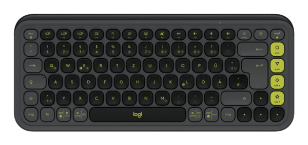 Logitech POP Icon Keys toetsenbord Universeel Bluetooth QWERTZ Duits Grafiet, Groen