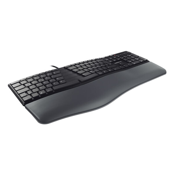 CHERRY KC 4500 ERGO toetsenbord Universeel USB QWERTY Amerikaans Engels Zwart - Afbeelding 4