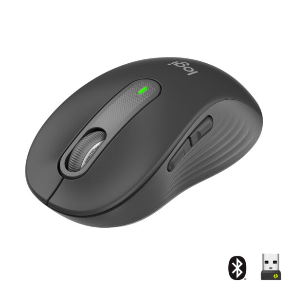 Logitech Signature M650 Draadloze Muis - Voor kleine tot middelgrote handen, 2 jaar batterijduur, stil klikken, aanpasbare zijkn