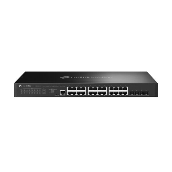 TP-Link Omada SG3428X-M2 netwerk-switch Managed L2+ 2.5G Ethernet (100/1000/2500) 1U Zwart