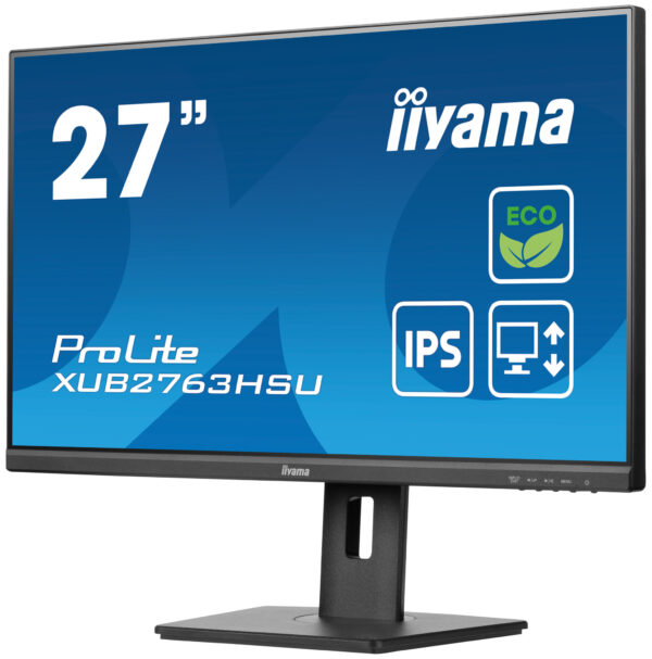 iiyama ProLite XUB2763HSU-B1 computer monitor 68,6 cm (27") 1920 x 1080 Pixels Full HD LED Zwart - Afbeelding 6