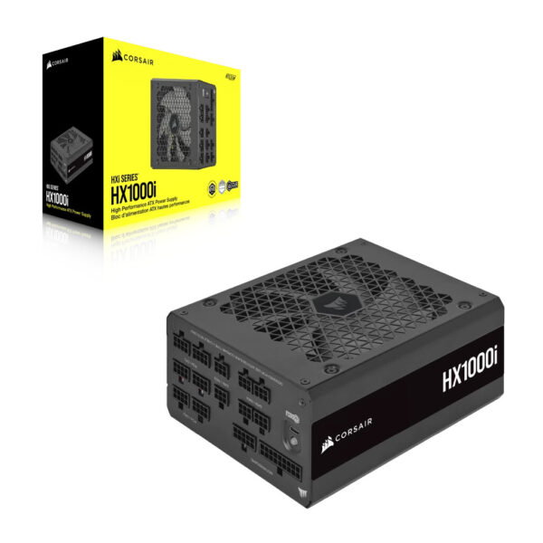 Corsair HX1000i power supply unit 1000 W 24-pin ATX ATX Zwart - Afbeelding 4