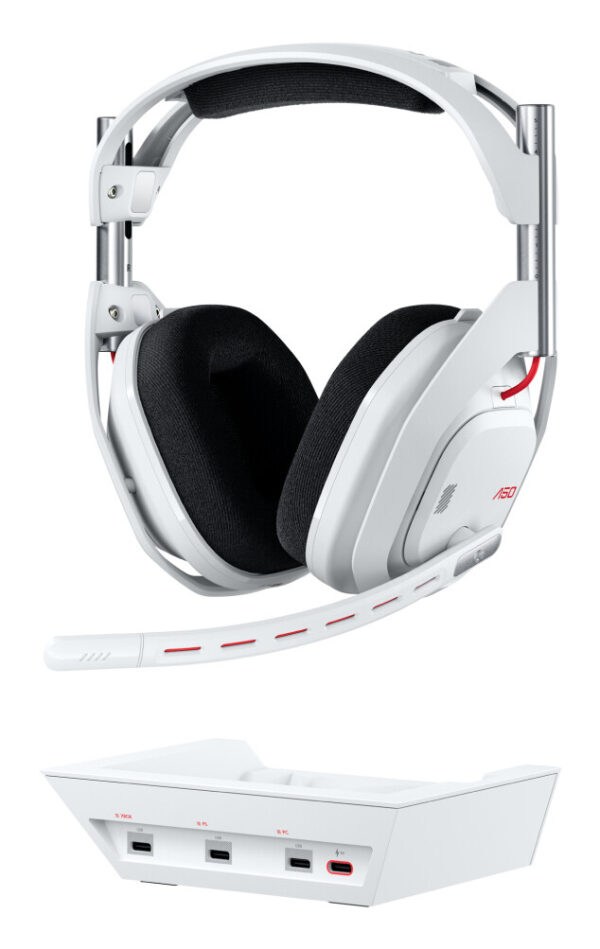 ASTRO Gaming A50 (Gen 5) Headset Draadloos Hoofdband Gamen USB Type-C / USB Type-A Bluetooth Wit - Afbeelding 7