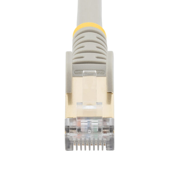 StarTech.com 0,5m grijs Cat6a Ethernet netwerkkabel shielded (STP) Cat6a patchkabel Cat 6a - Afbeelding 3