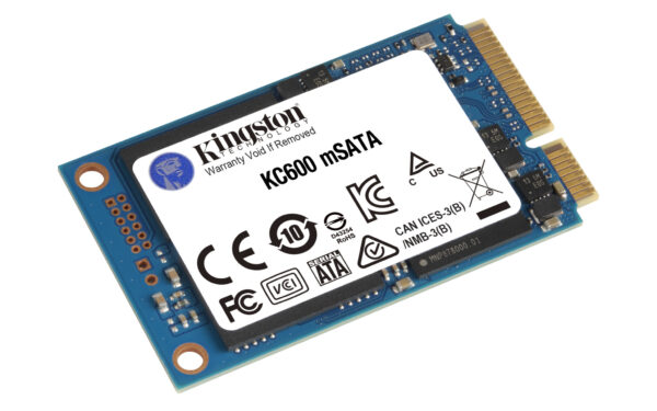 Kingston Technology 256G SSD KC600 SATA3 mSATA - Afbeelding 3