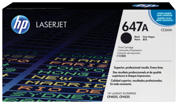 HP 647A originele zwarte LaserJet tonercartridge