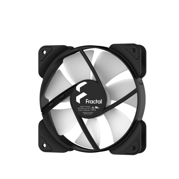 Fractal Design Aspect 12 RGB Computer behuizing Ventilator 12 cm Zwart 1 stuk(s) - Afbeelding 4