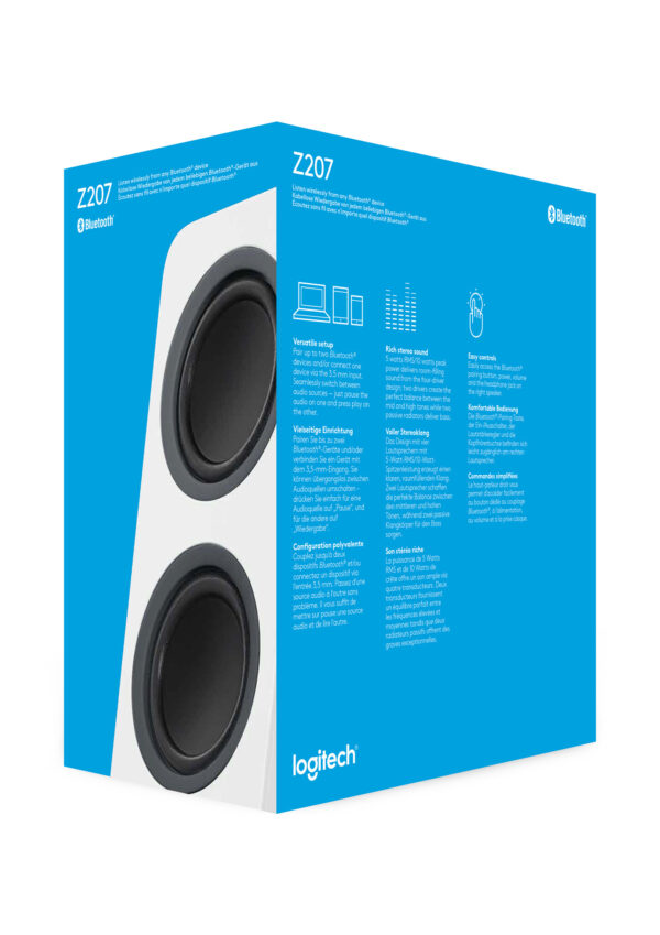 Logitech Z207 Wit Bedraad en draadloos 5 W - Afbeelding 8