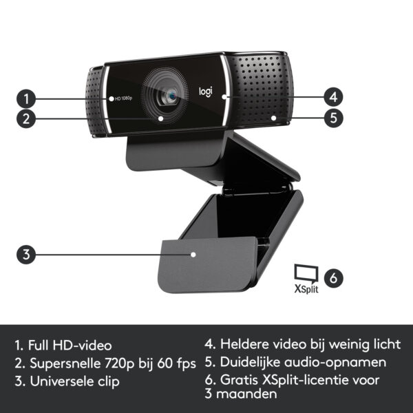 Logitech C922 Pro Stream Webcam - Afbeelding 11