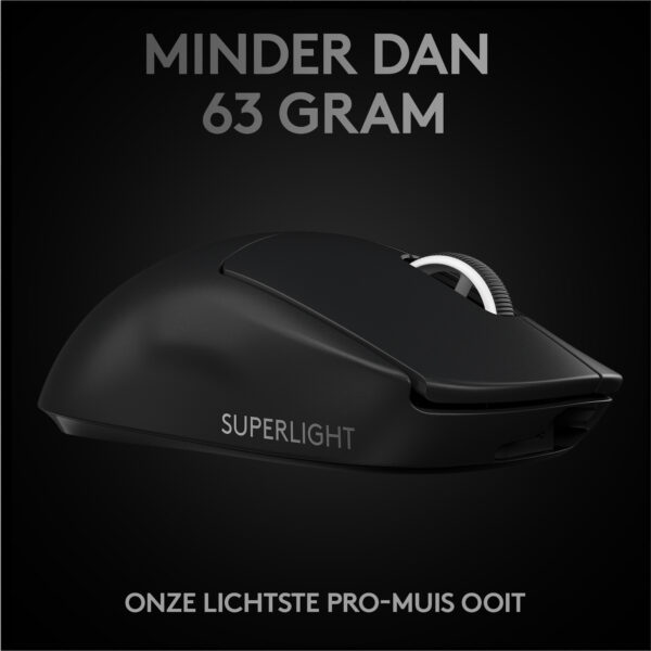 Logitech G Pro X Superlight muis Gamen Rechtshandig RF Draadloos 25600 DPI - Afbeelding 12