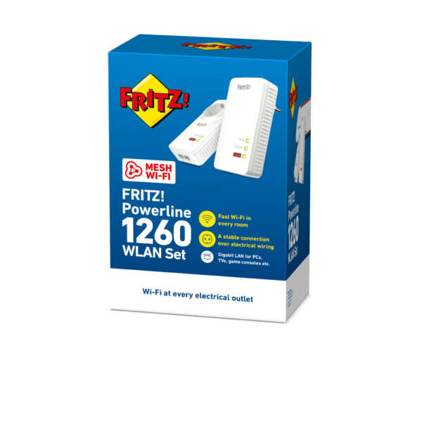 FRITZ!Powerline 1260E WLAN Set Edition International - Afbeelding 3