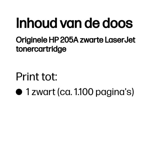 HP Originele 205A zwarte LaserJet tonercartridge - Afbeelding 9