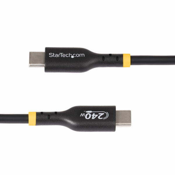 StarTech.com 1m USB-C Laadkabel, USB-IF Gecertificeerde USB Kabel, 240W PD EPR, USB 2.0 Type-C Laptop Laadkabel, USB-C Data Tran - Afbeelding 3