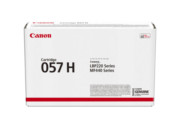 Canon i-SENSYS 057H tonercartridge 1 stuk(s) Origineel Zwart