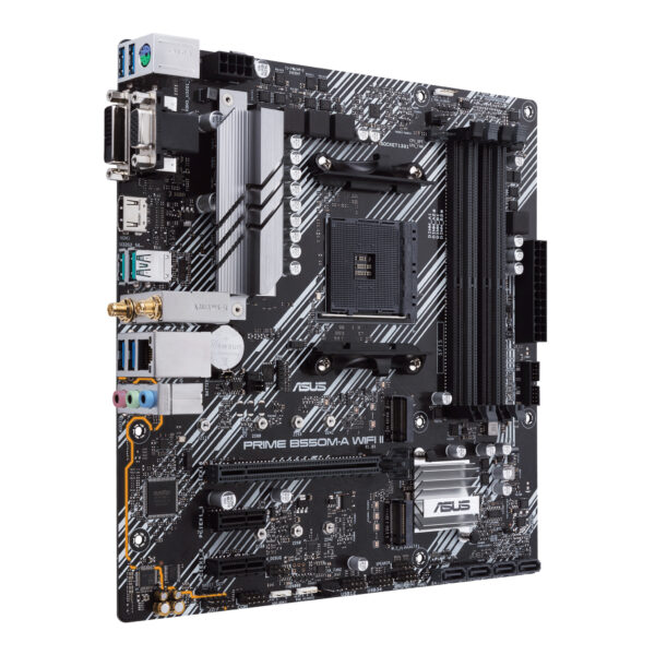 ASUS PRIME B550M-A WIFI II AMD B550 Socket AM4 micro ATX - Afbeelding 2