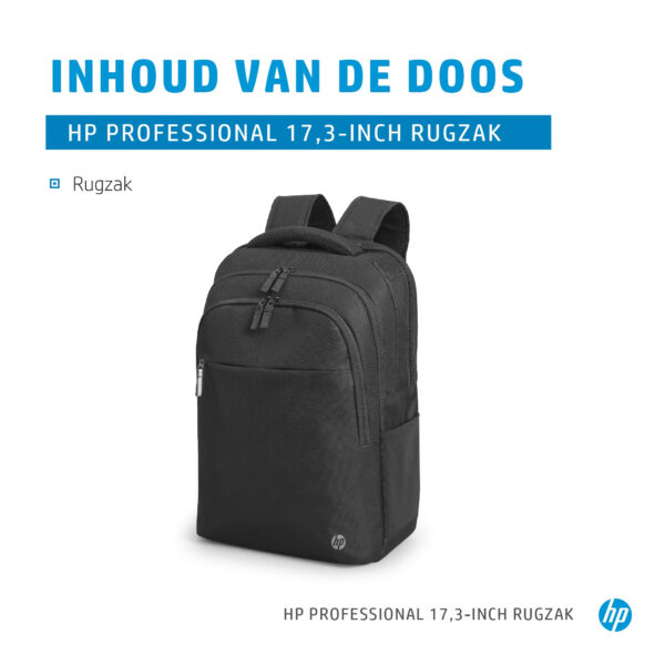 HP Professional 17,3-inch rugzak - Afbeelding 10