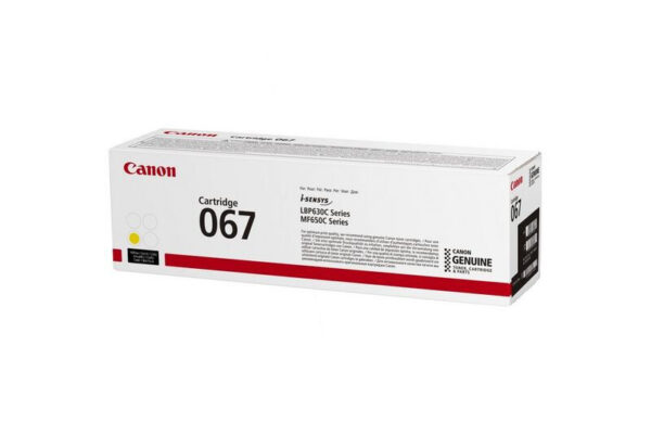 Canon 067 tonercartridge 1 stuk(s) Origineel Geel - Afbeelding 3