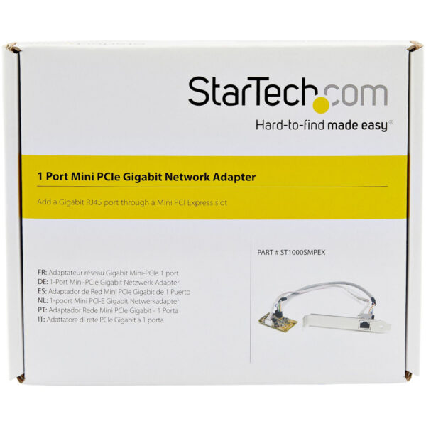 StarTech.com Mini PCI Express Gigabit Ethernet Netwerk adapter kaart - Afbeelding 5