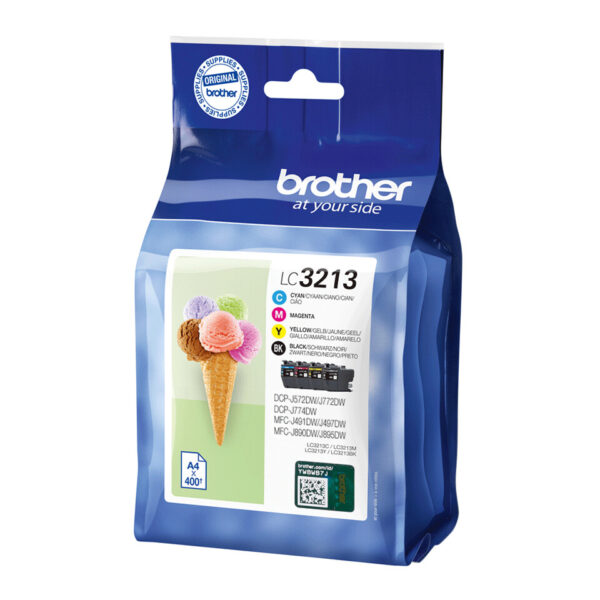 Brother LC3213VAL inktcartridge 4 stuk(s) Origineel Zwart, Cyaan, Magenta, Geel - Afbeelding 2