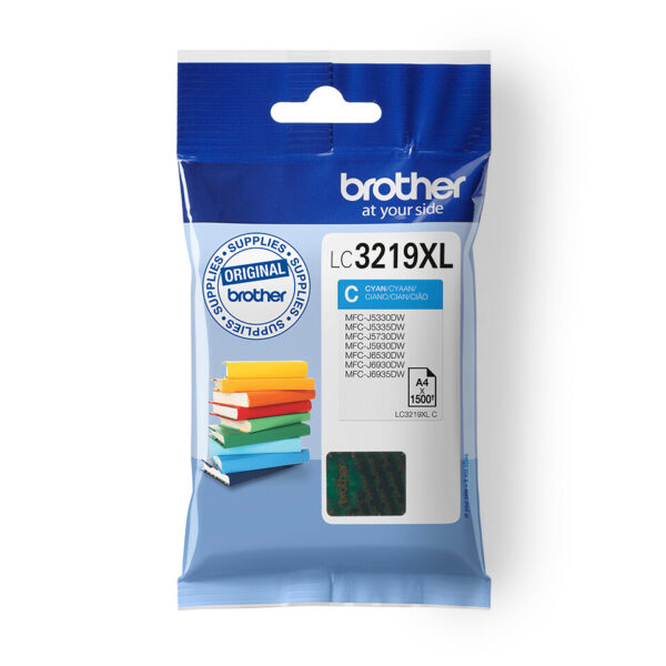 Brother LC3219XLC inktcartridge 1 stuk(s) Origineel Cyaan