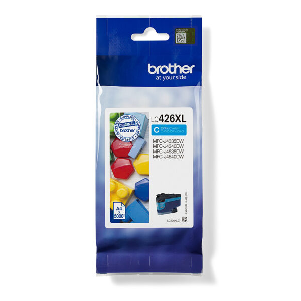 Brother LC426XLC inktcartridge 1 stuk(s) Origineel Cyaan