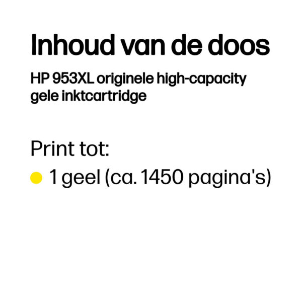 HP 953XL originele high-capacity gele inktcartridge - Afbeelding 10