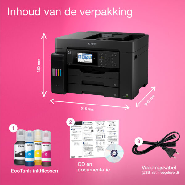 Epson EcoTank ET-16650 A3+ multifunctionele Wi-Fi-printer met inkttank en fax - Afbeelding 13