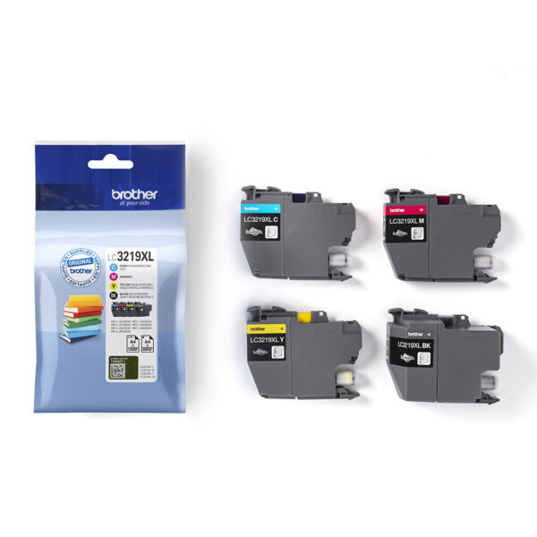 Brother LC3219XLVAL tonercartridge 4 stuk(s) Origineel Zwart, Cyaan, Magenta, Geel - Afbeelding 3