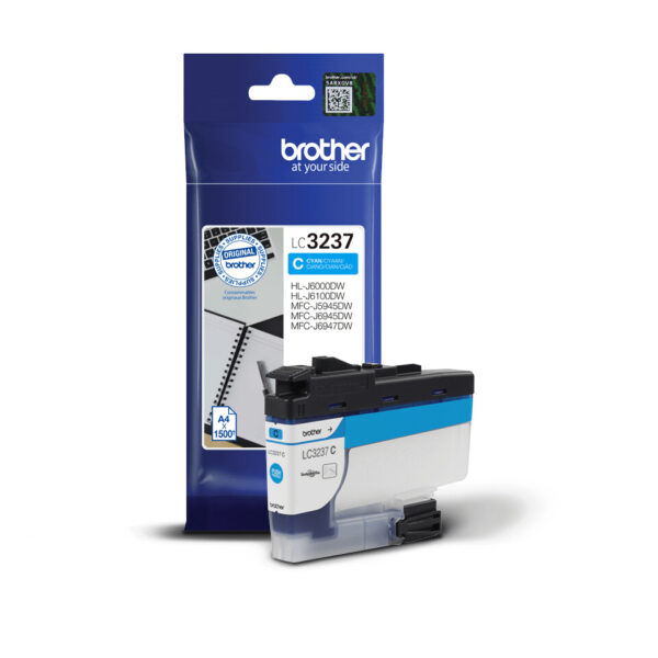 Brother LC3237C inktcartridge 1 stuk(s) Origineel Cyaan - Afbeelding 2