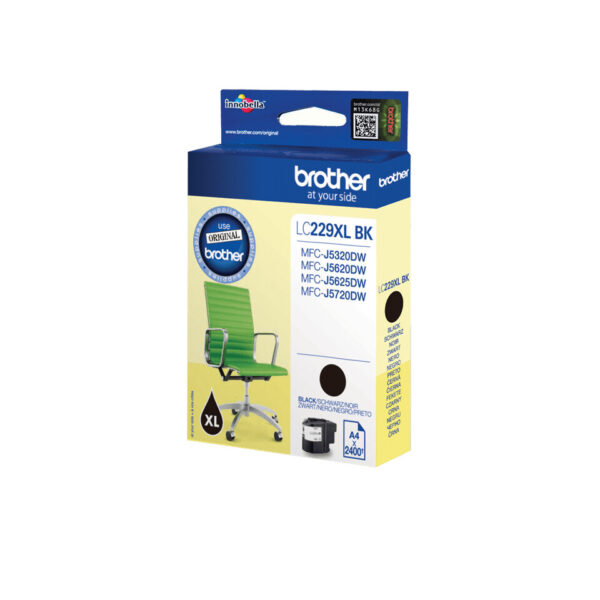 Brother LC229XLBK inktcartridge 1 stuk(s) Origineel Zwart