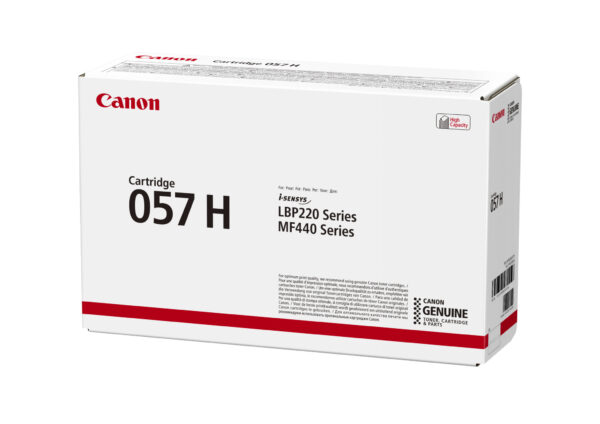 Canon i-SENSYS 057H tonercartridge 1 stuk(s) Origineel Zwart - Afbeelding 3