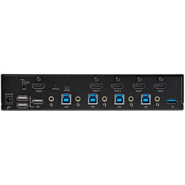 StarTech.com 4 Port Single Monitor KVM HDMI Switch, 4K 60Hz Ultra HD HDR, Desktop Hub 4K HDMI 2.0 KVM Schakelaar met 2x USB 3.0 - Afbeelding 4