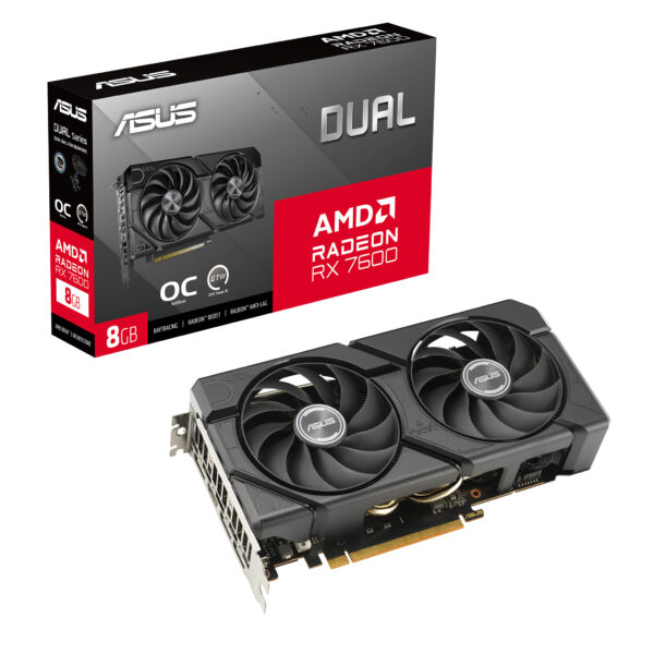 ASUS Dual -RX7600-O8G-EVO AMD Radeon RX 7600 8 GB GDDR6 - Afbeelding 12