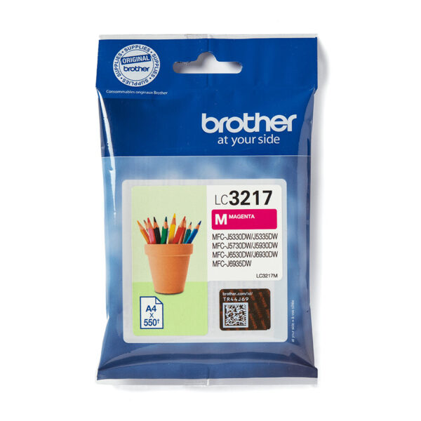 Brother LC3217M inktcartridge 1 stuk(s) Origineel Magenta