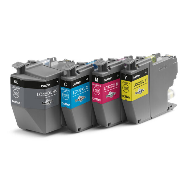 Brother LC422XLVAL inktcartridge 4 stuk(s) Origineel Zwart, Cyaan, Magenta, Geel - Afbeelding 2