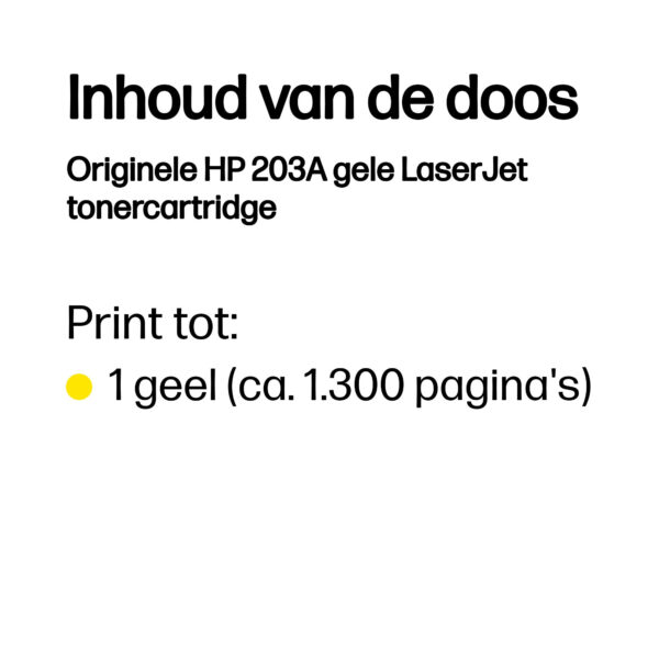 HP Originele 203A gele LaserJet tonercartridge - Afbeelding 9