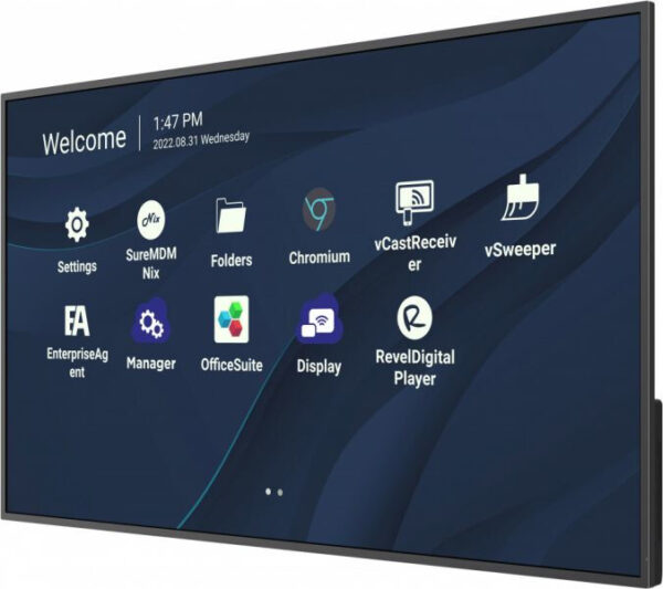 Viewsonic CDE4330 beeldkrant 109,2 cm (43") Wifi 450 cd/m² 4K Ultra HD Zwart Type processor Android 11 - Afbeelding 3