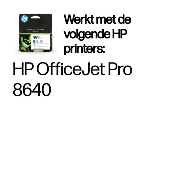 HP 951XL originele high-capacity cyaan inktcartridge - Afbeelding 9