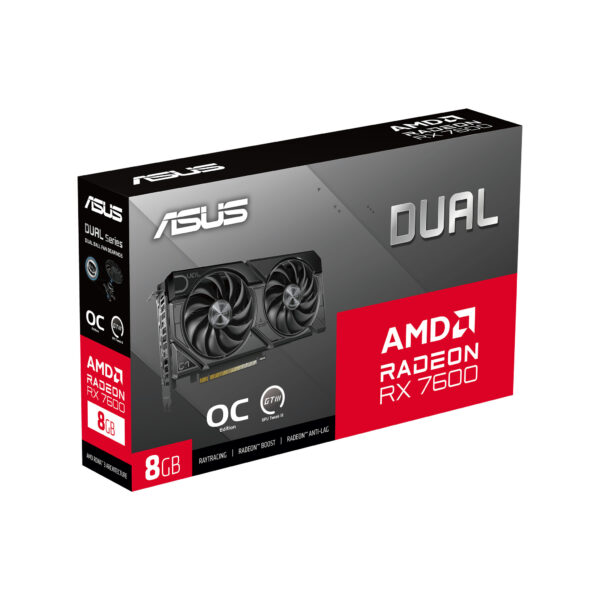 ASUS Dual -RX7600-O8G-EVO AMD Radeon RX 7600 8 GB GDDR6 - Afbeelding 13