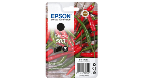 Epson 503 inktcartridge 1 stuk(s) Origineel Normaal rendement Zwart