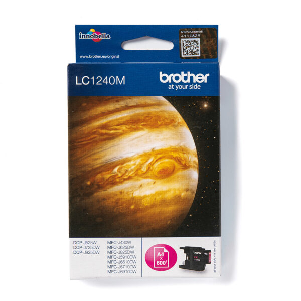 Brother LC1240M inktcartridge 1 stuk(s) Origineel Magenta