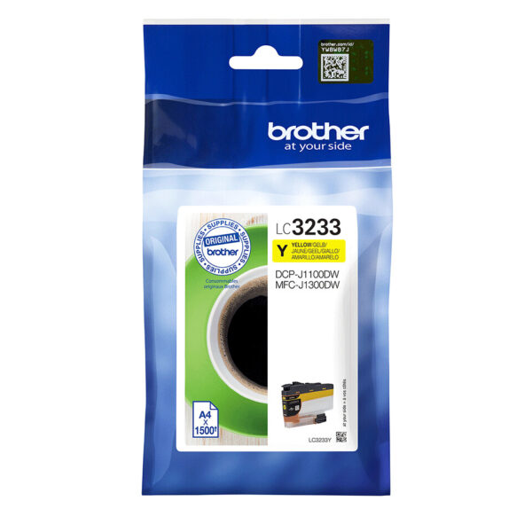 Brother LC3233Y inktcartridge 1 stuk(s) Origineel Geel