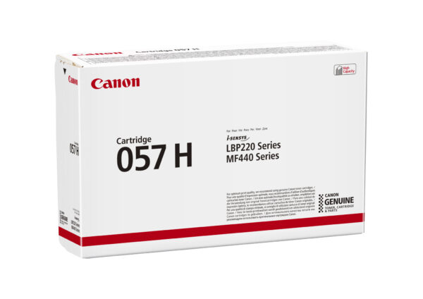 Canon i-SENSYS 057H tonercartridge 1 stuk(s) Origineel Zwart - Afbeelding 2